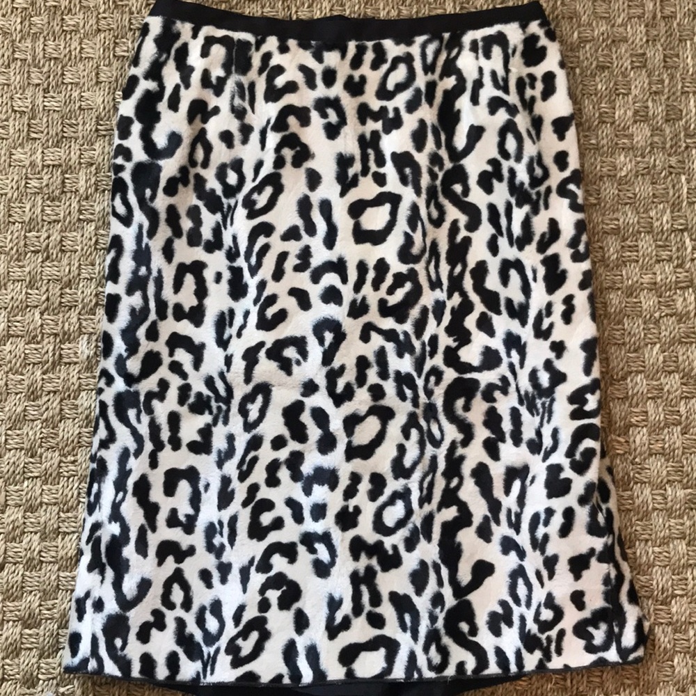 Leopard Print Pencil Skirt